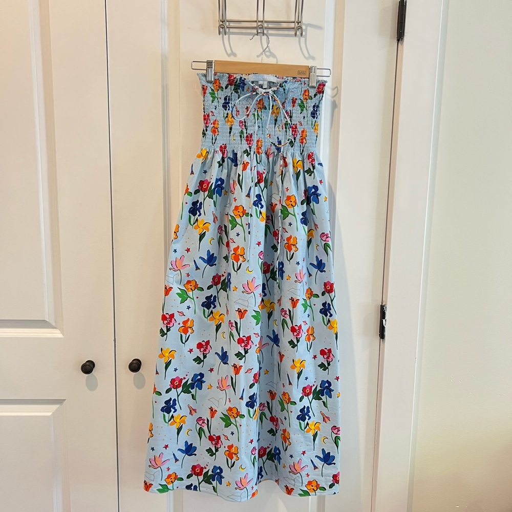 Hill House The Lucy Nap Dress in Space Floral